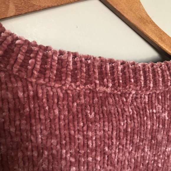 Women’s Orvis Chenille Sweater XXL – Soft Dark Blush Pink Cozy Knit - Picture 8 of 8